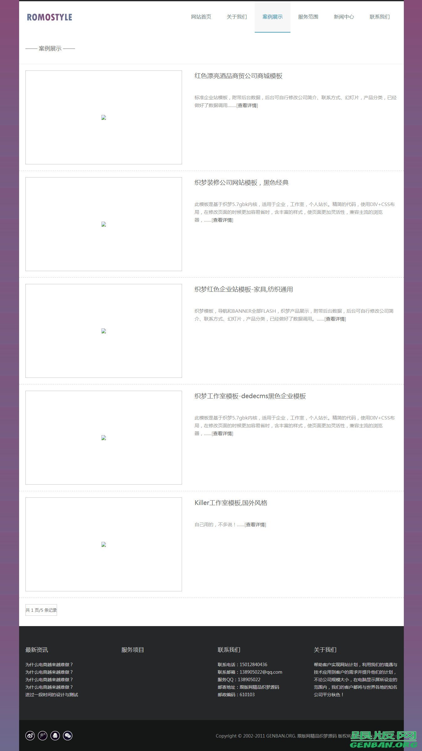 列表页演示图片