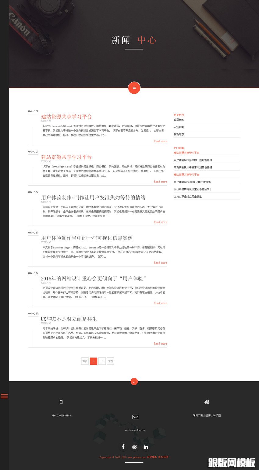 列表页演示图片