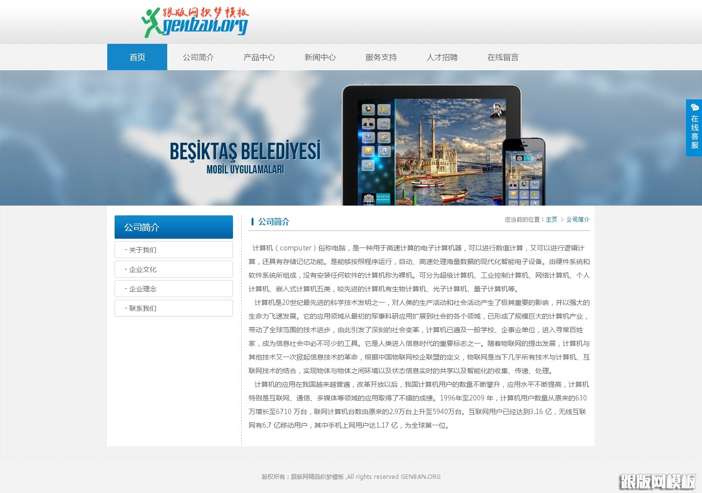 内容页演示图片