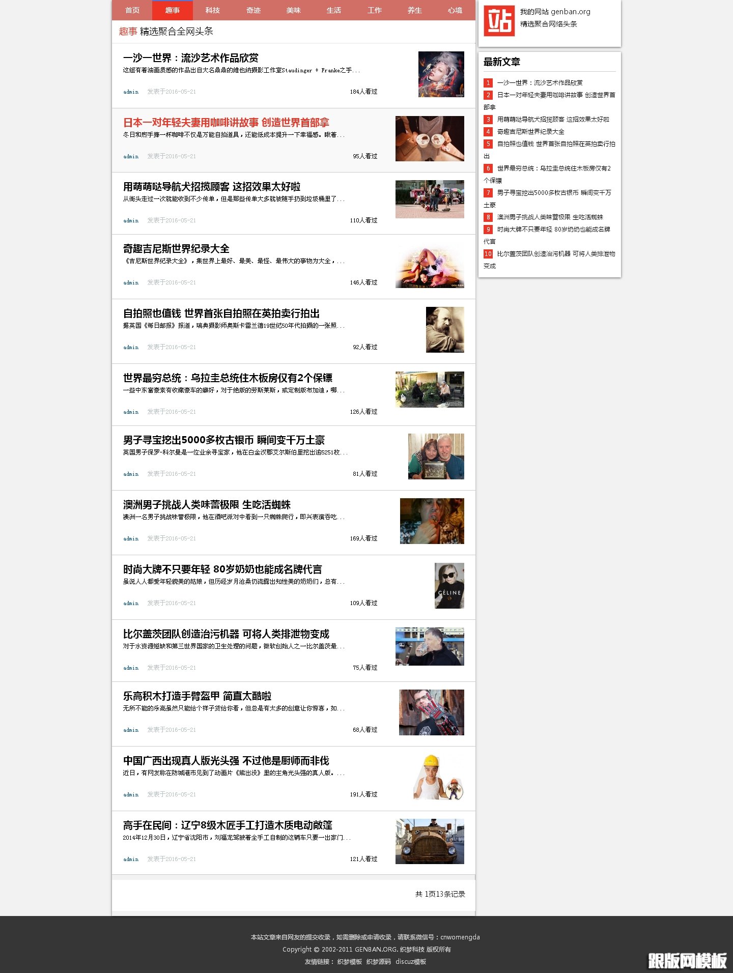 列表页演示图片