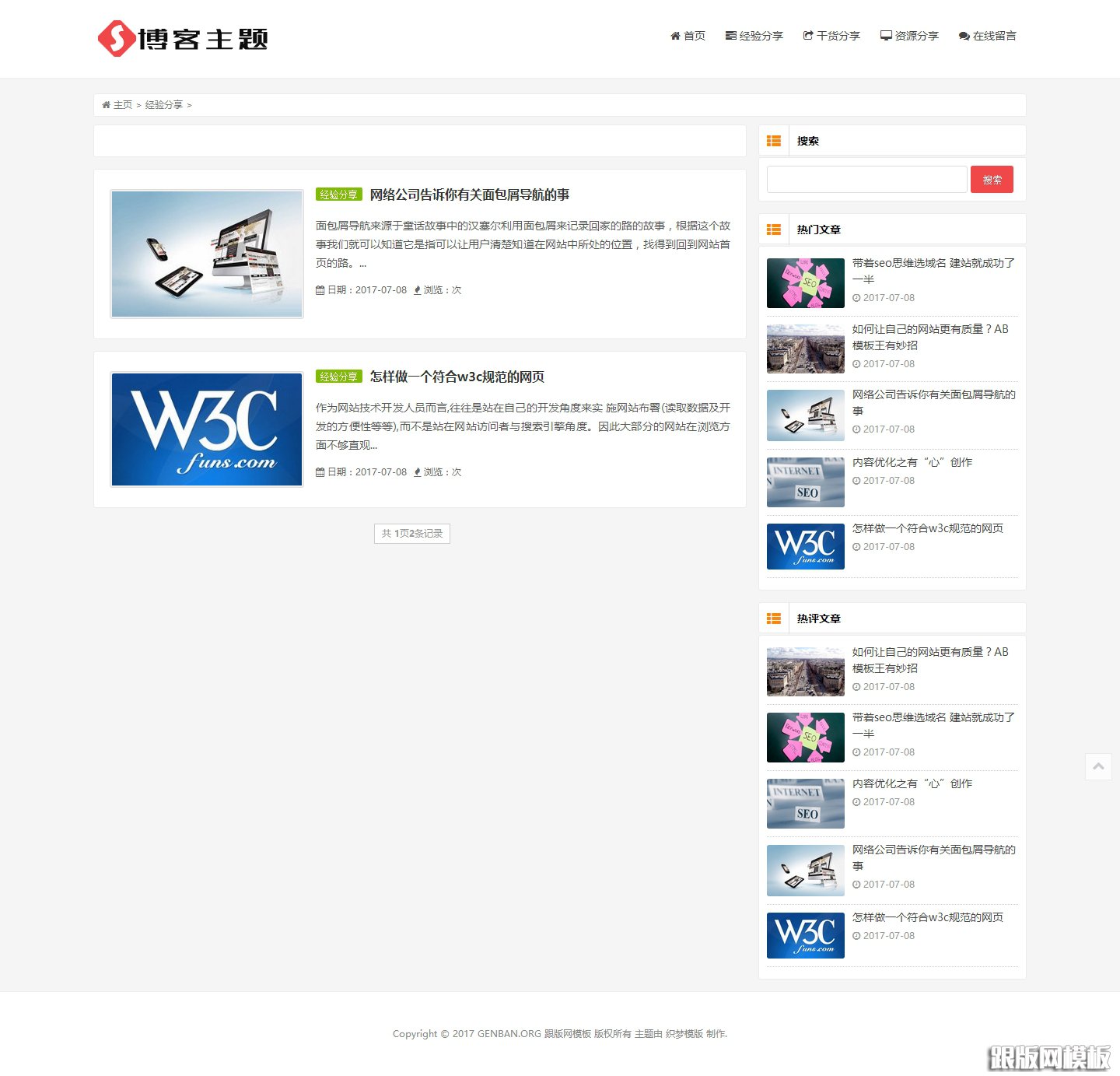 列表页演示图片