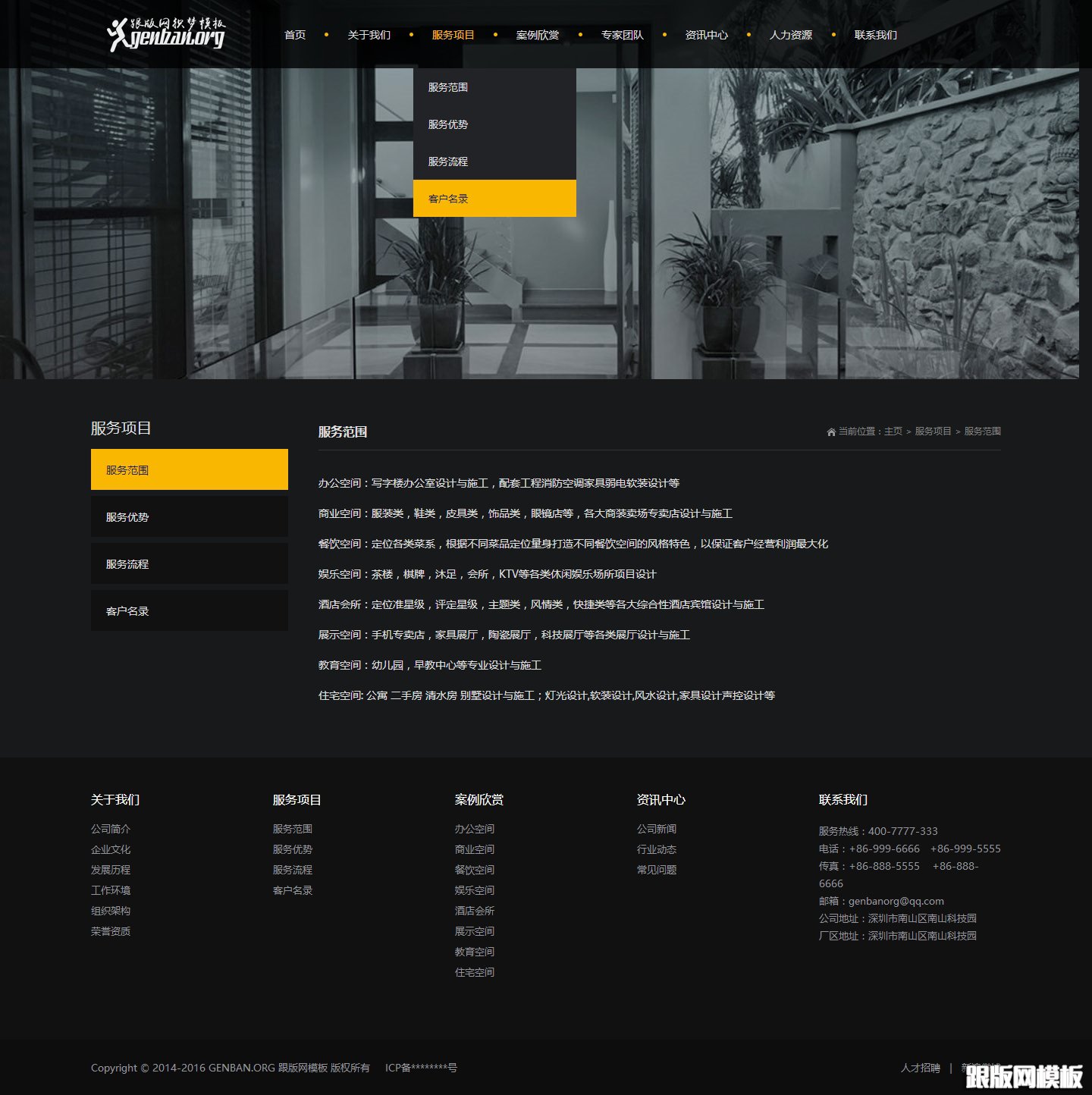 内容页演示图片
