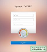 CSS3打造美丽的密码强度指示