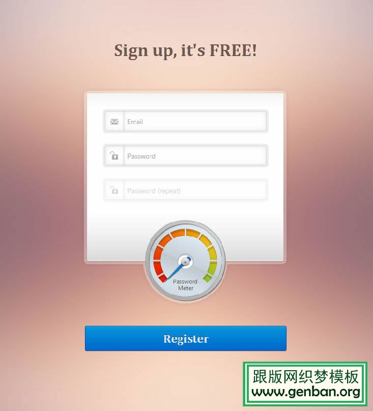 CSS3打造美丽的密码强度指示-科e互联