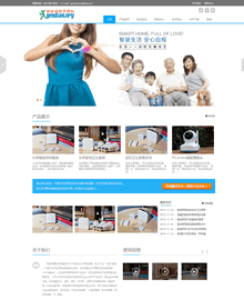 高端简洁电子防盗产品展示网站 高端简洁电子防盗产品展示网站