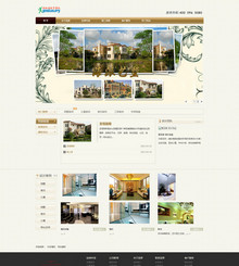 简洁软装设计装修公司网站织梦dedecms源码