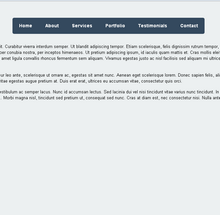 HTML5响应式英文导航素材下载 HTML5响应式英文导航素材下载