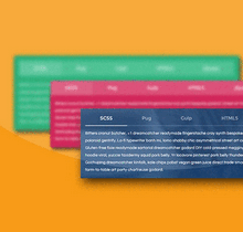 jQuery css3彩色动画Tabs选项卡切换特效