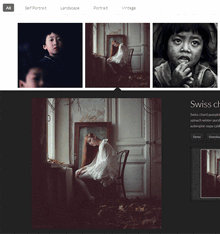 JQuery响应式网格图片点击分类标签图片筛选