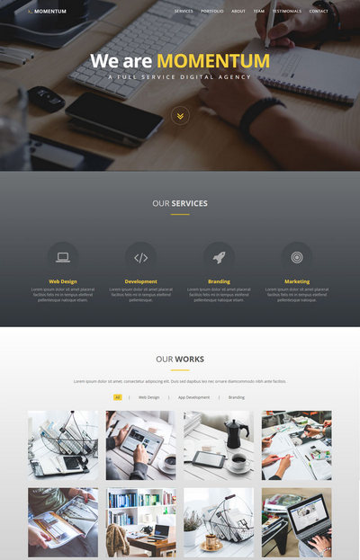 ɫhtml5Ӧʽҵҳվģ
