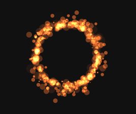 html5 canvasȼյĻ𻷶Ч