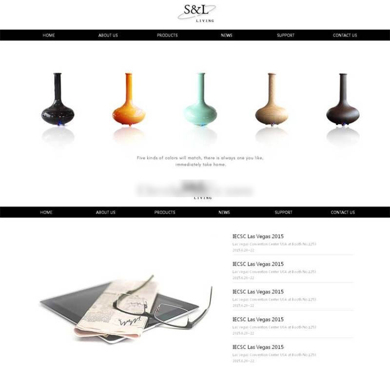 艺术品外贸公司通用html静态模板