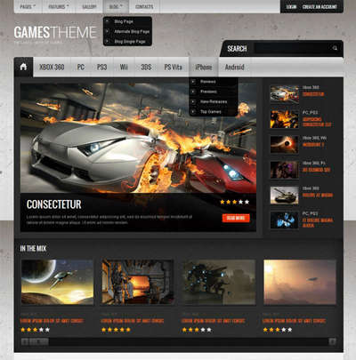 ֻӦappϷhtml5+css3վģ