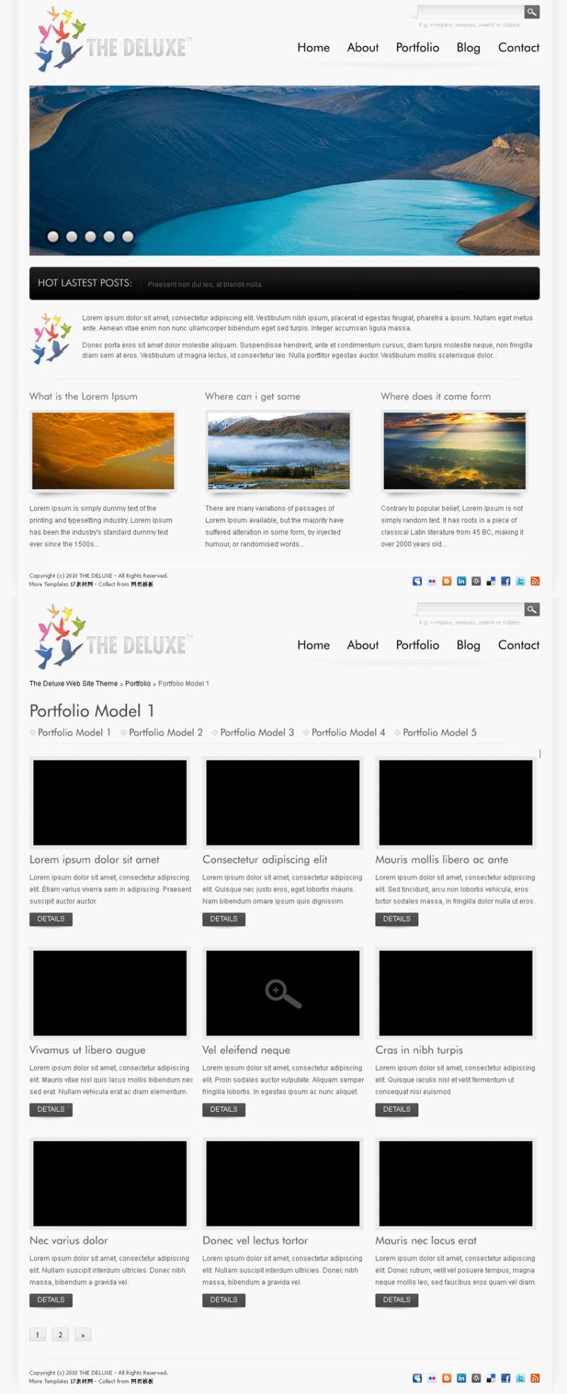 简约外贸企业通用整站html静态网站模板下载