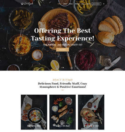 HTML5披萨店餐饮服务公司静态网站模板
