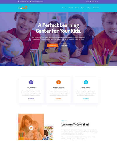 多用途学校教育官网HTML5静态网页模板 多用途学校教育官网HTML5静态网页模板