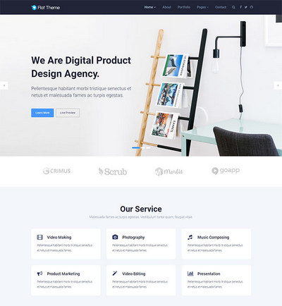 Bootstrap专业商务服务公司html网页模板