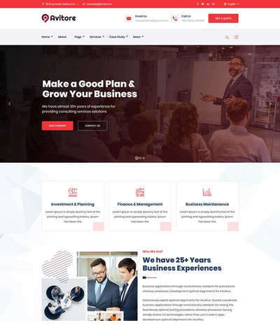 实用大气专业商务服务公司通用html5模板