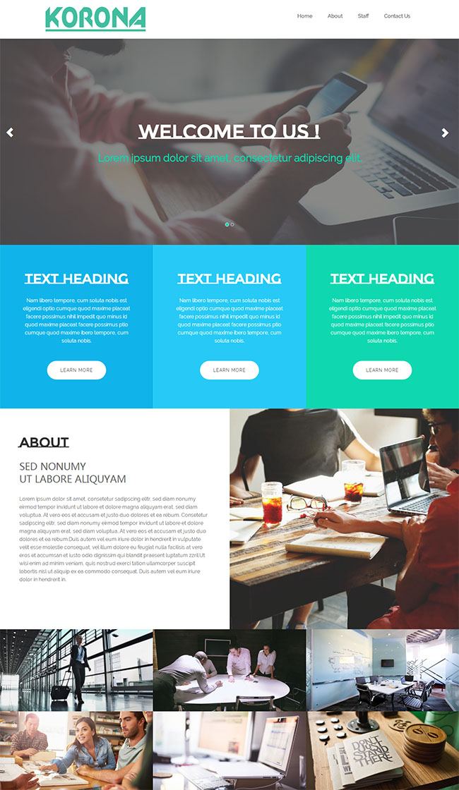 设计工作室响应式html网页模板