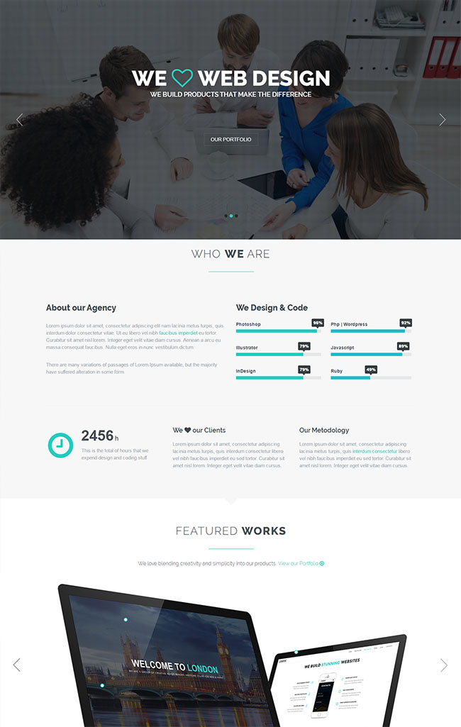 vi品牌设计印刷服务公司html网页模板