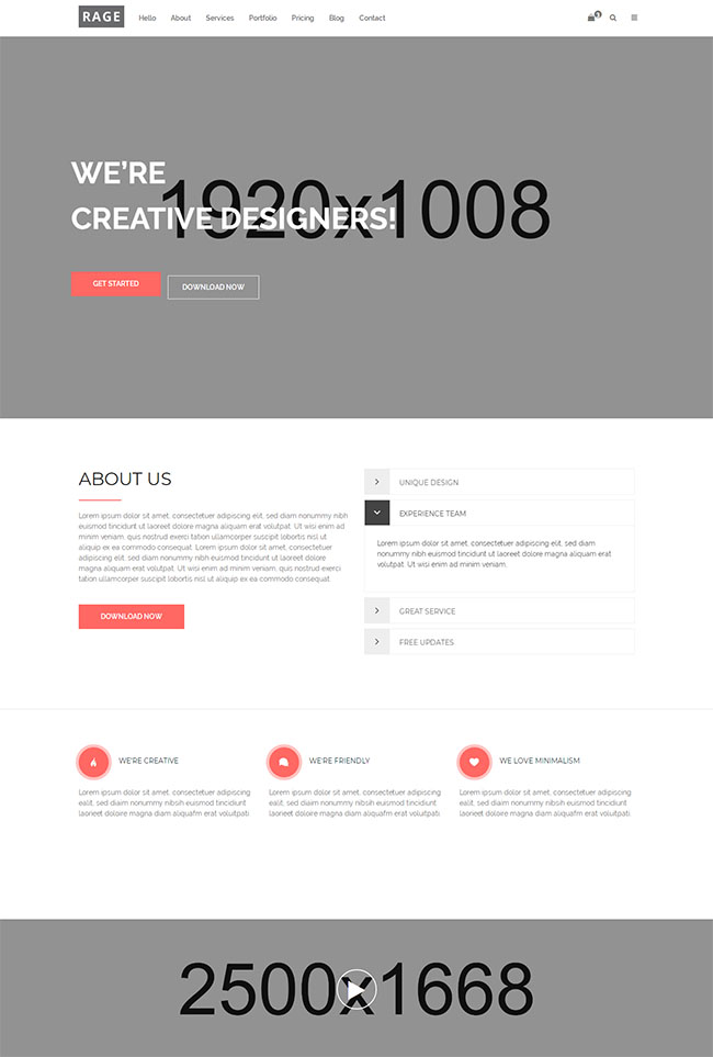 简洁单页数字营销服务机构html网页模板