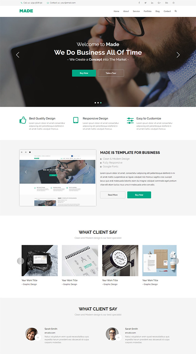 通讯软件宣传推广开发公司html模板