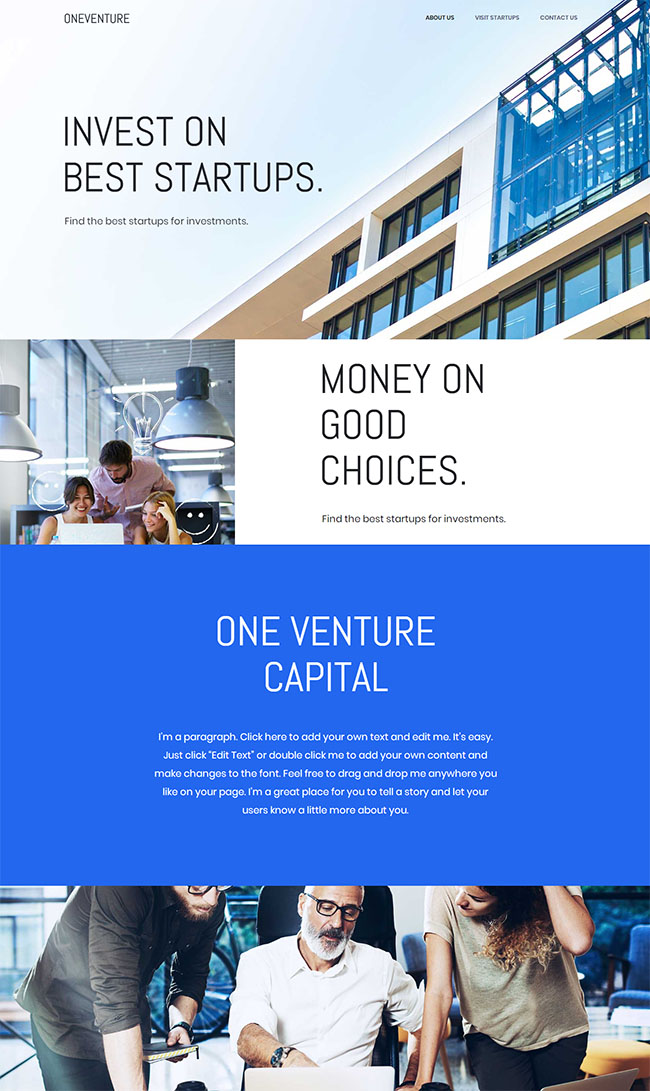 投资服务公司html企业官方模板