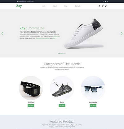 响应式生活用品展示销售商城模板