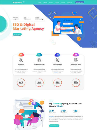 seo搜索引擎推广服务公司html单页模板 seo搜索引擎推广服务公司html单页模板