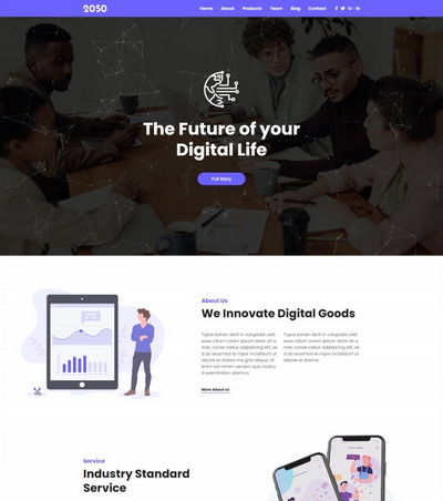 html5公司产品宣传推广通用静态单页模板 html5公司产品宣传推广通用静态单页模板