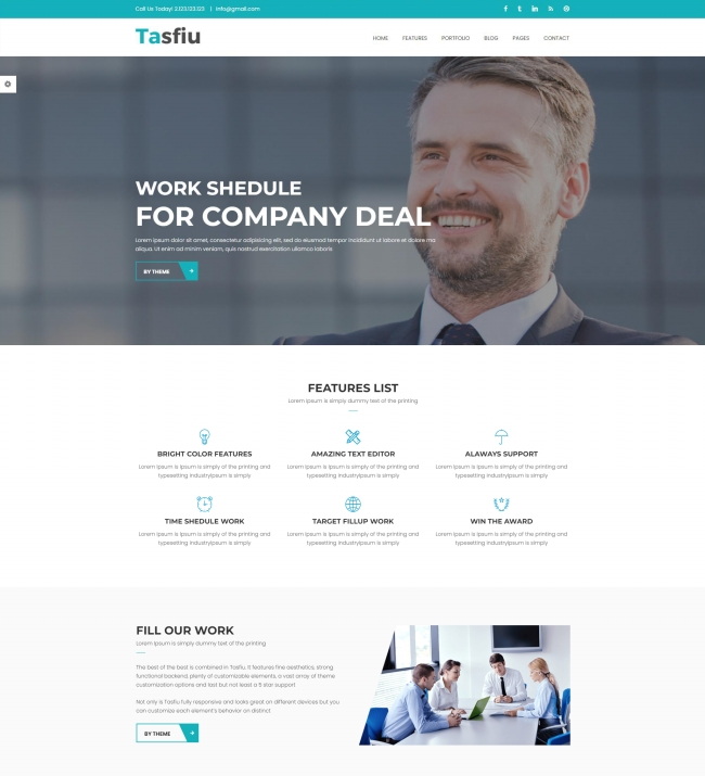 可切换色调的互联网软件开发设计公司静态模板