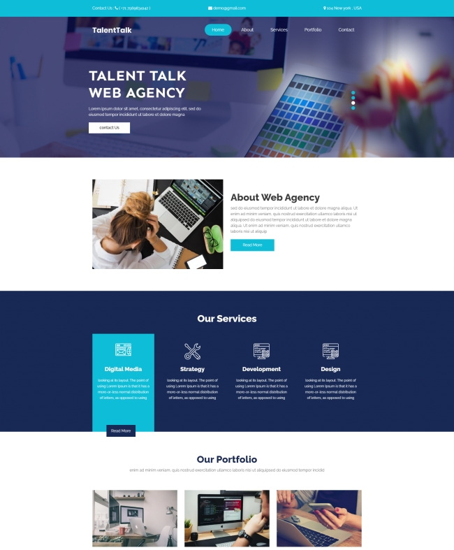 行业软件开发服务公司html静态网站模板