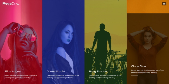 演唱会嘉宾宣传介绍页面html模板