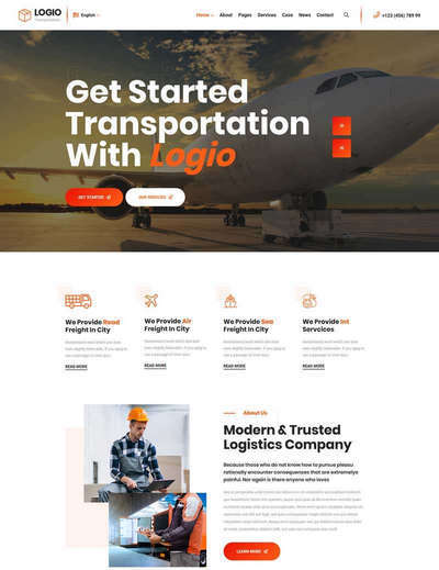 多风格响应式物流运输集团企业官方HTML5模板