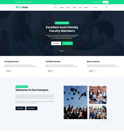 多风格响应式在线教育培训机构html5网站模板 多风格响应式在线教育培训机构html5网站模板