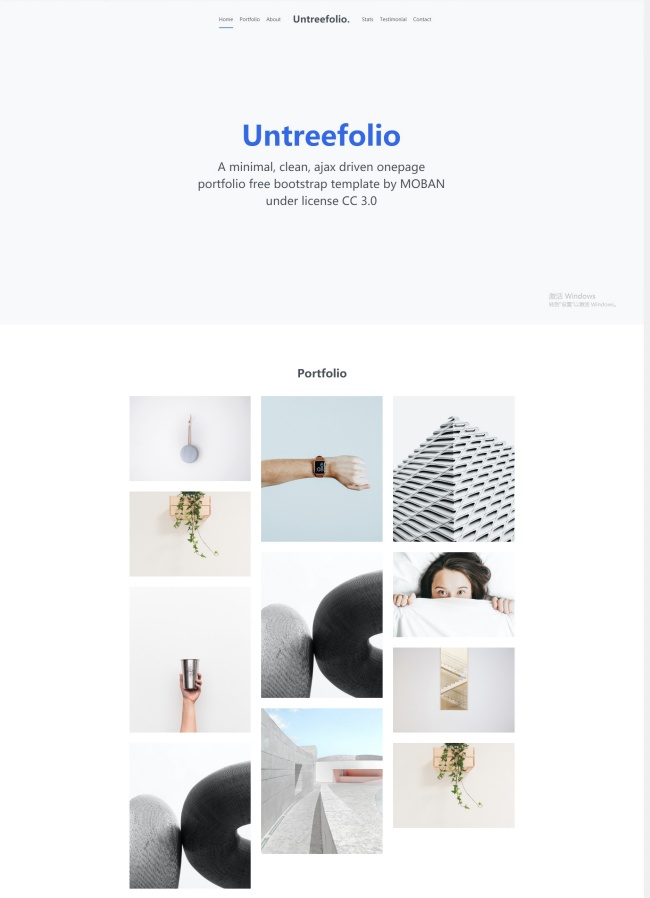 简洁网页设计服务公司bootstrap模板