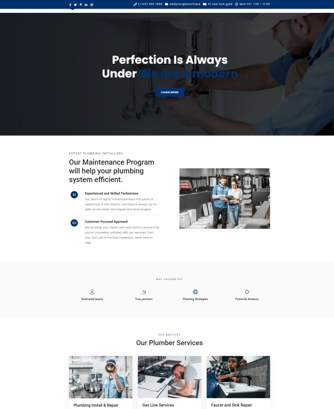 专业设备维修清洗服务公司网站模板