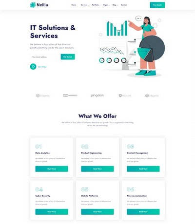 IT互联网软件开发服务企业网站模板