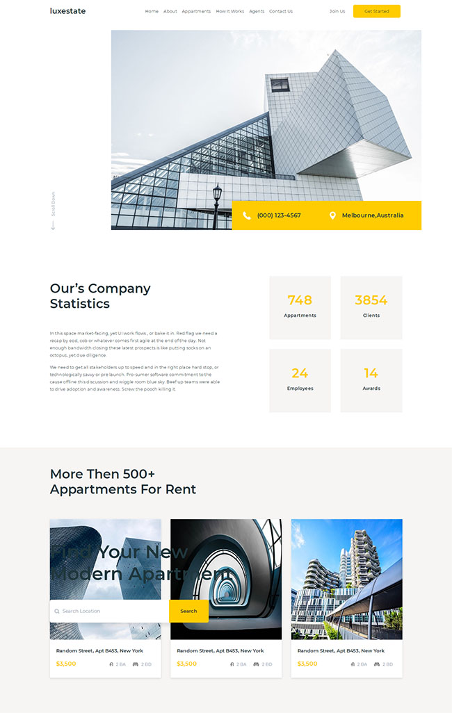 建筑设计集团公司单页模板