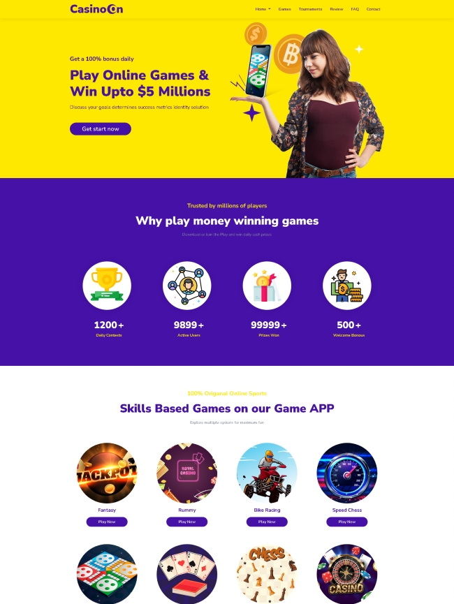 html5响应式在线娱乐服务公司网页模板