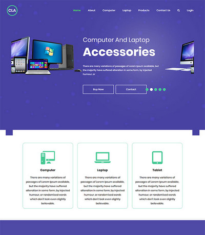 电脑装配周边配件服务公司外贸网站模板 电脑装配周边配件服务公司外贸网站模板