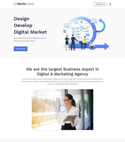 网络应用开发服务公司网站模板