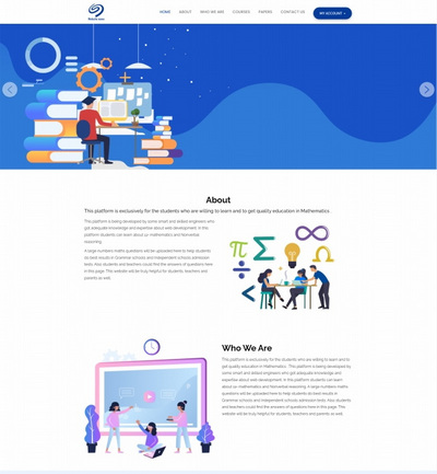 Bootstrap教育培训机构通用宣传页模板 Bootstrap教育培训机构通用宣传页模板