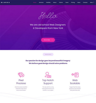 专业设计服务公司推广页模板 专业设计服务公司推广页模板