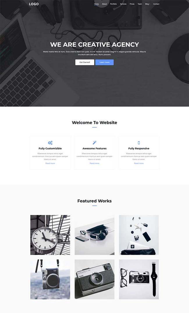 it网络品牌设计服务公司单页模板