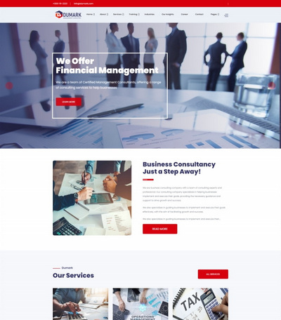 大气企业咨询管理服务公司网站模板 大气企业咨询管理服务公司网站模板