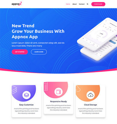 APP软件产品开发宣传页模板 APP软件产品开发宣传页模板