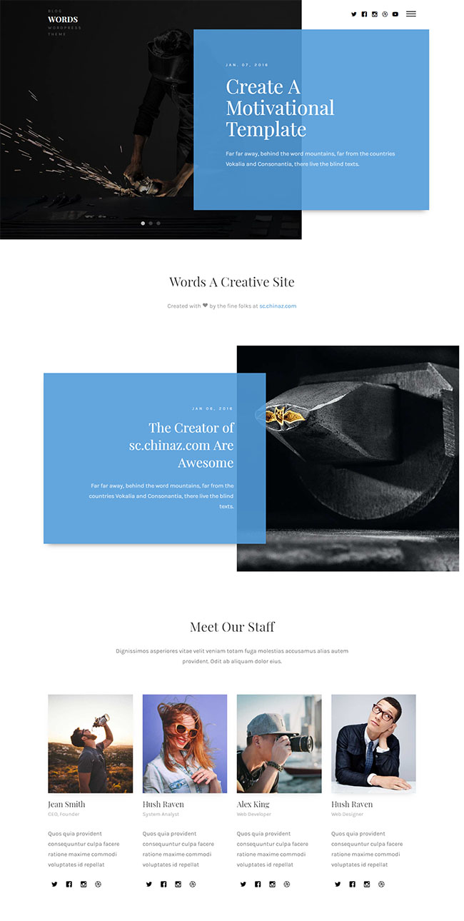 工艺品金属制品制作企业网站模板