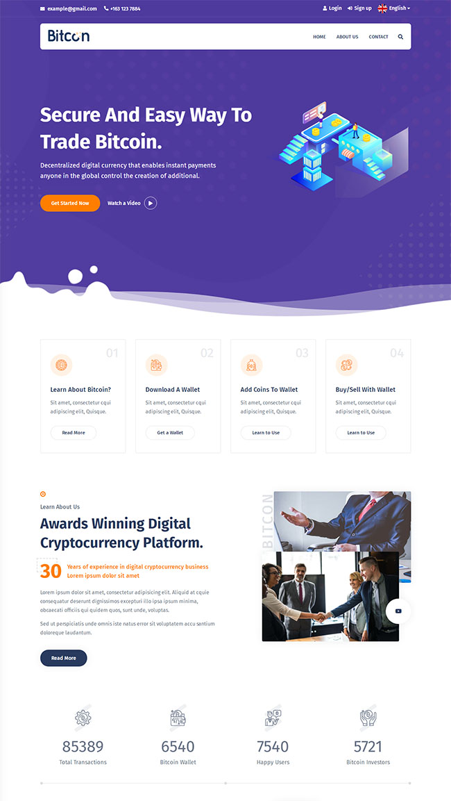 Bootstrap企业宣传推广通用网页模板