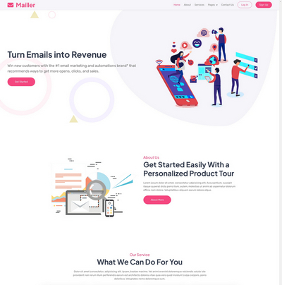 SAASʼӪ˾HTML5վģ